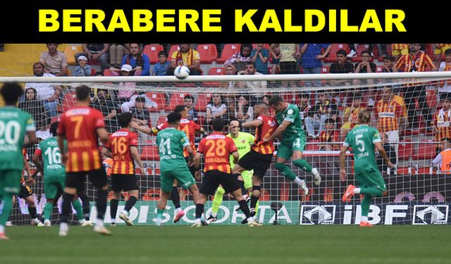 Kayserispor- Bodrum FK: 1-1