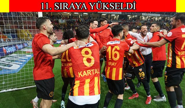 Kayserispor yenilmezlik serisini 7 maça çıkardı