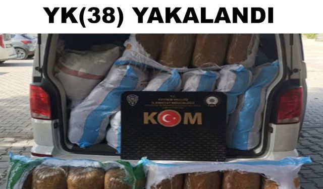 Kente kaçak tütün sokmaya çalışan şahıs yakalandı