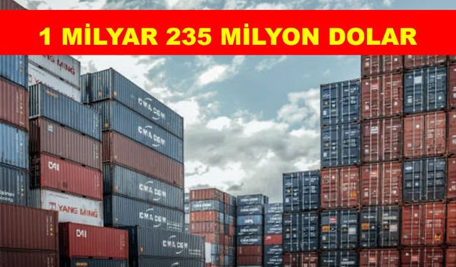 Kayseri’nin ilk 4 aylık ihracatı