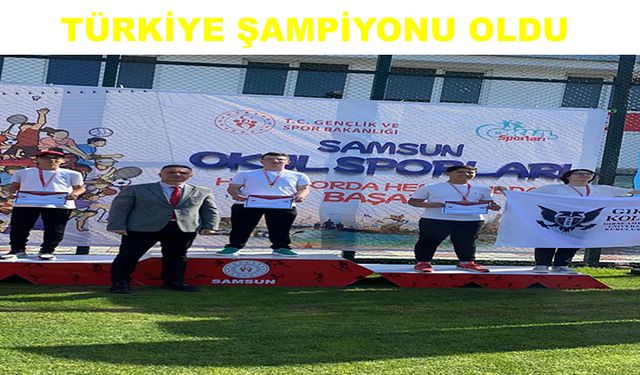 Süleyman Sefer Sarıaslan okçulukta Türkiye Şampiyonu oldu