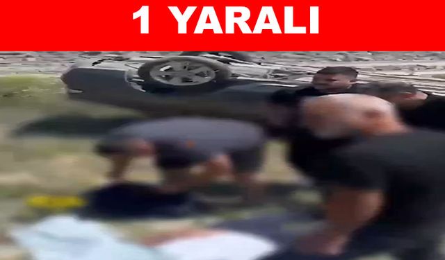 Kayseri-Malatya karayolunda araç takla attı