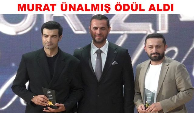 Kayseri'de Turizm Ödülleri töreninde ödül aldı