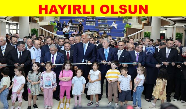 Ersoy: “Kayseri’ye kütüphane kazandırmanın heyecanını yaşıyoruz”