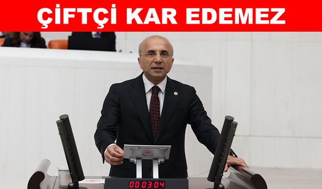 Genç, “Çiftçi toprağa değil, borca çalışıyor”