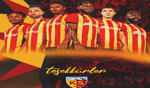 Kayserispor’dan sözleşmesi biten 6 futbolcuya teşekkür