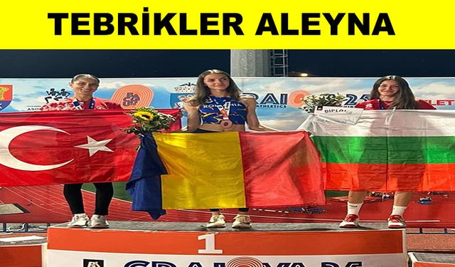 Kayserili milli sporcu Aleyna, Balkan ikincisi oldu