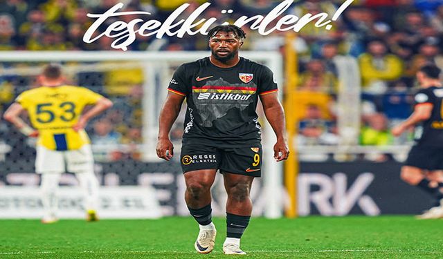 Kayserispor, Nazon’a teşekkür mesajı yayınladı