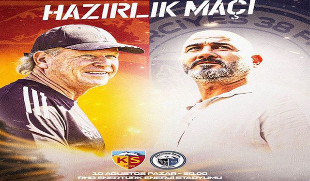 Kayserispor ile Erciyes 38 FK hazırlık maçı yapacak