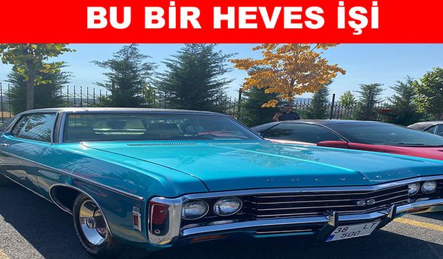 Kayseri’de klasik otomobil tutkunları buluşuyor