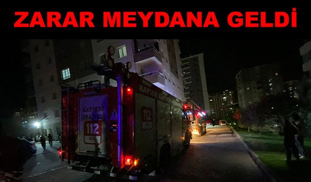 Talas’ta  yangın
