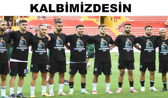 Kayserispor ile Erciyes 38 FK futbolcuları Erdal Duran’ı unutmadı