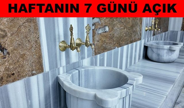 Bünyan Hamamı açıldı