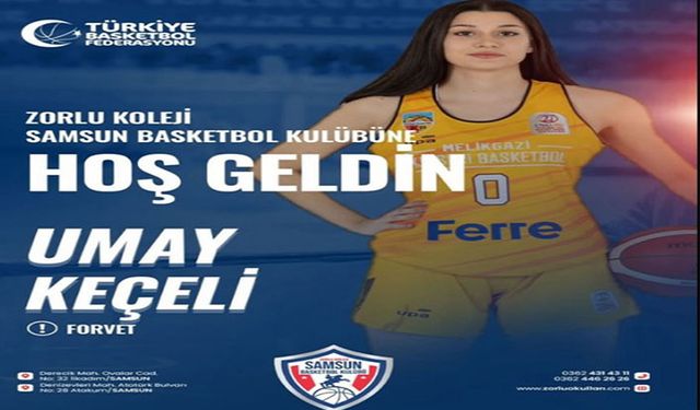 Kayserili basketbolcu Umay, Samsun Basketbol’a transfer oldu