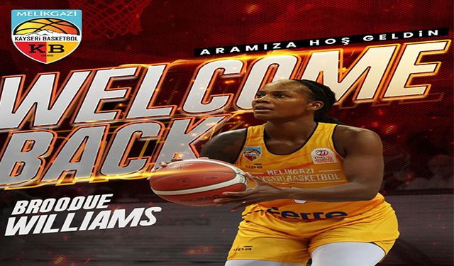 Melikgazi Kayseri Basketbol, Brooque ile tekrar anlaştı