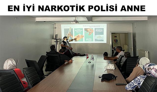Uyuşturucuyla mücadelede annelere bilinçlendirme semineri