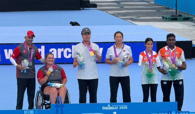 Başkan Büyükkılıç'tan okçulukta dünya ikincisi olan spor a.ş. sporcusu ve takım arkadaşlarına tebrik