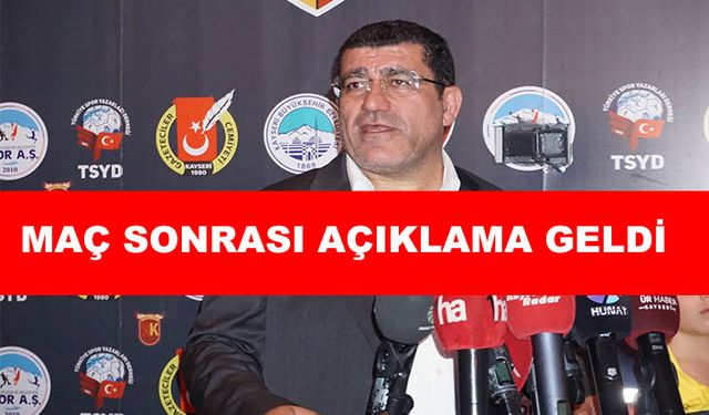 Nurettin Açıkalın: "Gönül isterdi ki evimizde 3 puan alalım"