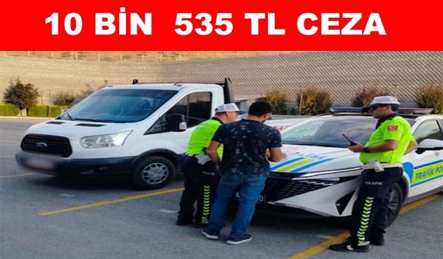 Trafiği tehlikeye sokan sürücülere  işlem uygulandı