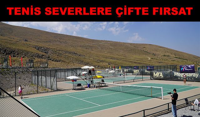 Dünya Tenis turu bu yıl ikinci kez Erciyes'te start aldı