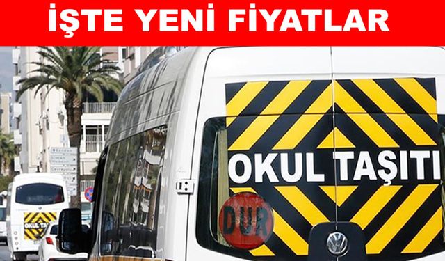 Ögrenci servislerine gelen zam belli oldu