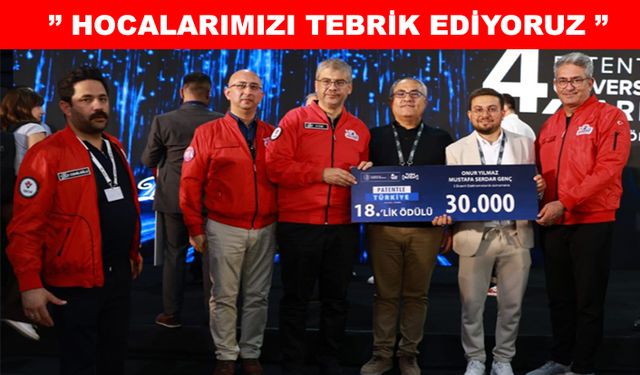 Patent yarışmasında ERÜ'ye 2 ödül