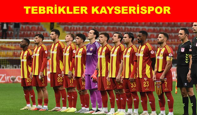 Kayserispor bu sezonki ilk galibiyetini Türkiye Kupası’nda aldı