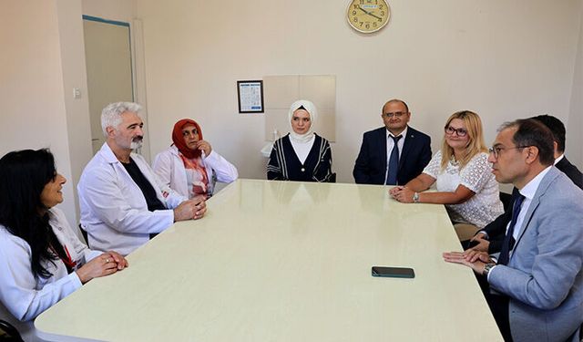 Müdür Erşan, hekimlerin talep ve ihtiyaçlarını dinledi