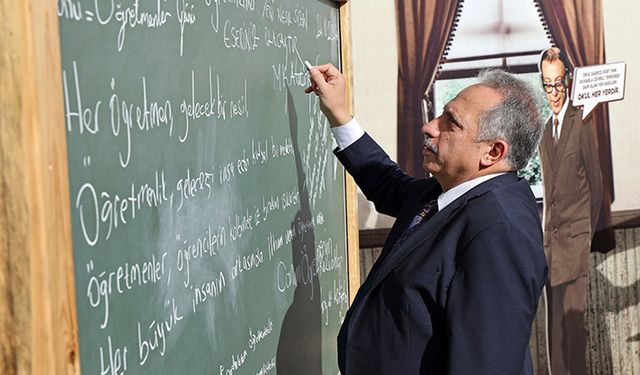 BAŞKAN YALÇIN'DAN  ÖĞRETMENLER GÜNÜ MESAJI