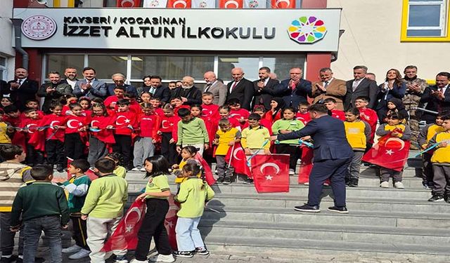 İzzet Altun İlkokulu’nun açılış töreni düzenlendi