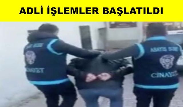 Silahla yaralama olayının şüphelisi tüfek ile yakalandı