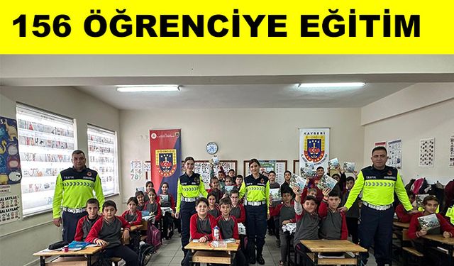Jandarmadan okullara trafik bilinci