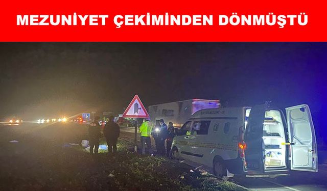 Kayserili öğrenci Antalya’daki kazada hayatını kaybetti