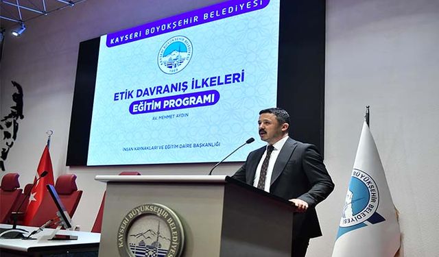 Büyükşehir'den Personeline "Etik Davranış İlkeleri" Eğitimi