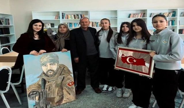 Talas’ta şehit Murat Akpınar’ın adına kütüphane açıldı