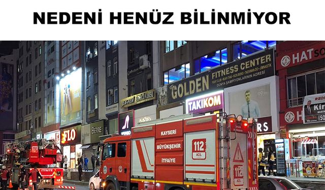 Düvenönü'nde iş yerinde yangın çıktı