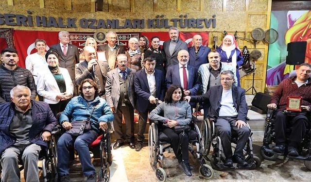 Kocasinan'da Dünya Engelliler Günün'de örnek farkındalık etkinliği