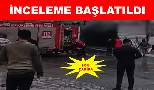 Doğu Sanayi’de çıkan yangın kontrol altına alındı