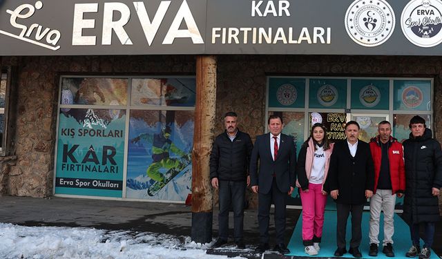 ERVA kar fırtınaları başladı