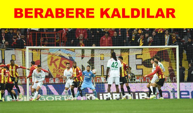 Kayserispor – Alanyaspor: 0-0
