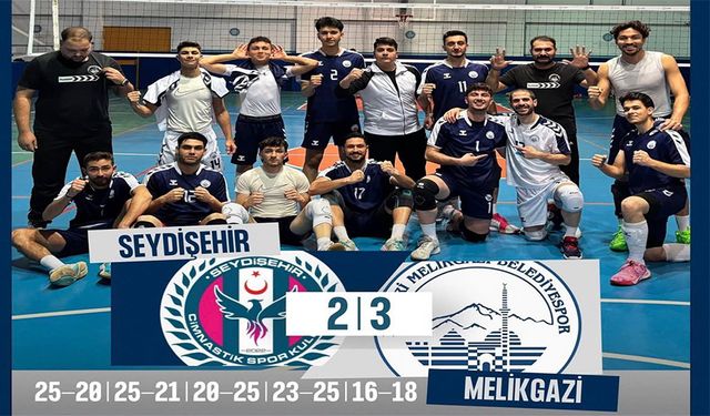 Melikgazi Belediyespor liderlik ünvanını korudu