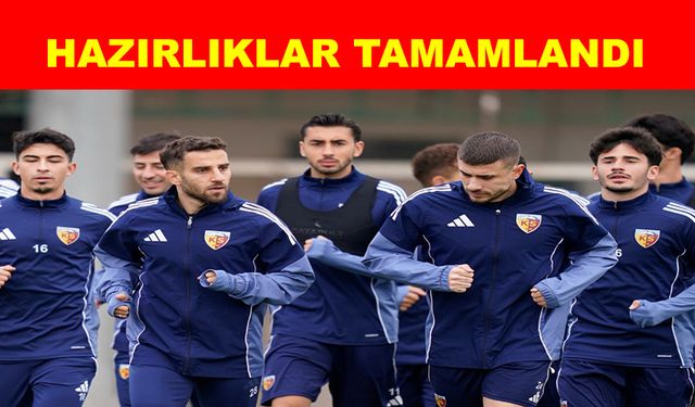 Kayserispor taktik ağırlıklı çalıştı
