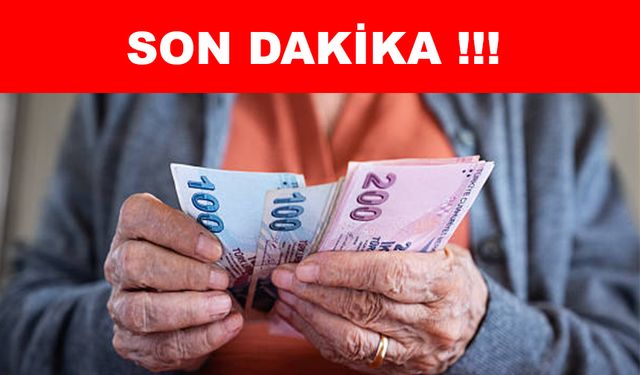 En düşük emekli maaşı 20 bin lira olacak