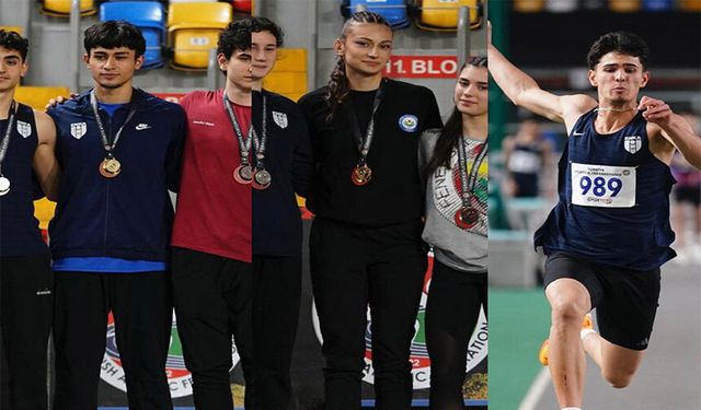 Türkiye Şampiyonasına katılan Kayserili atletler dereceyle döndü