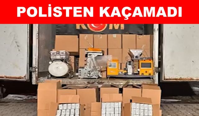 Kiraladığı evi sigara imalathanesine çevirdi: Polisten kaçamadı