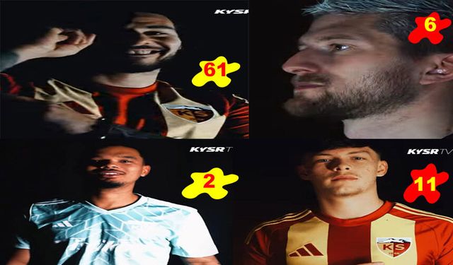 Kayserispor’da yeni transferlerin forma numaraları belli oldu