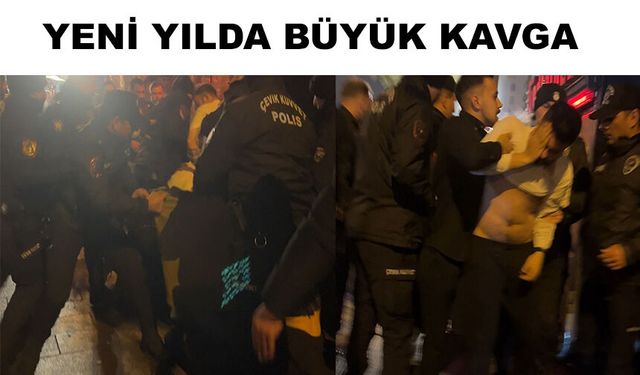 Talas’ta yılbaşı kutlamalarında kavga