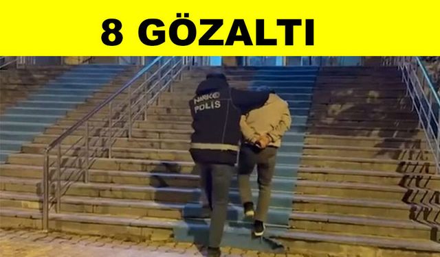 Kayseri’de uyuşturucu operasyonu