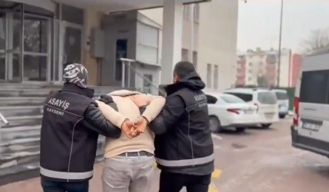 Kayseri'de 10 yıl 7 ay hapisle aranan hükümlü yakalandı