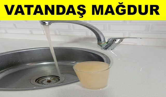 Yahyalı’da sel sonrası musluklardan çamurlu su aktığı iddiası